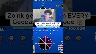 Zoink gets S tier in every Geometry Dash Mode 🤯#zoink #geometrydash #gd #challenge #clipconsumers