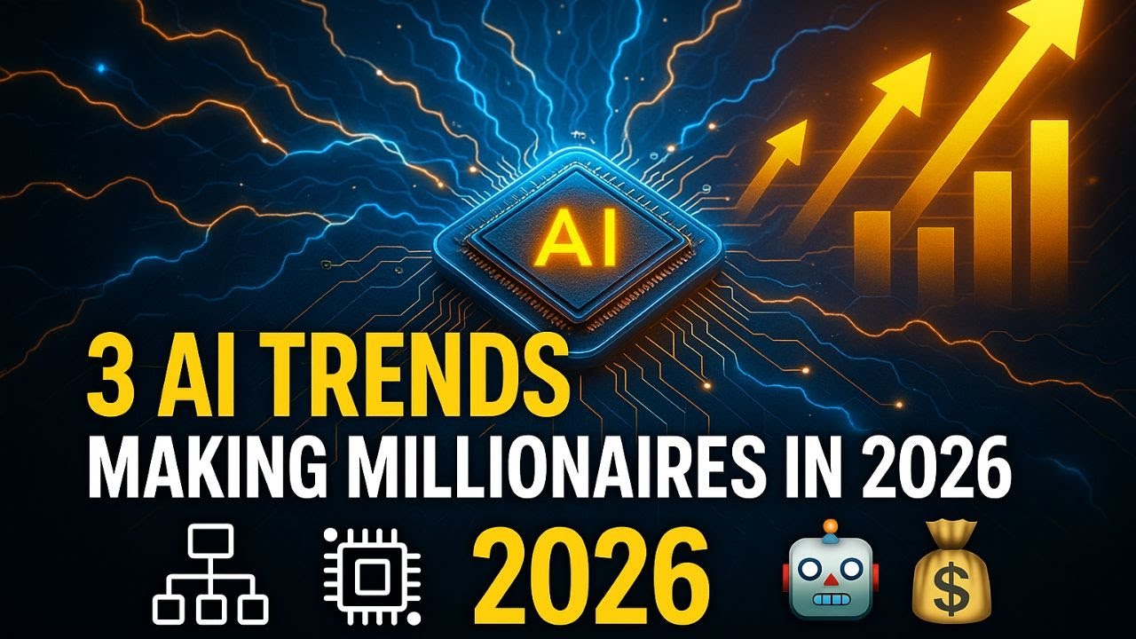 3 AI Trends That Will Make Millionaires in 2026 🤖💰🚀 - YouTube
