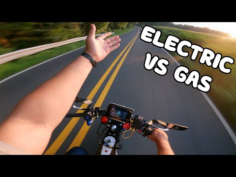 I Was the ONLY Electric Motorcycle on this Gas Group Ride