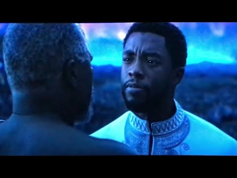 Black Panther Movie Scene Black Panther Meet His Father Youtube