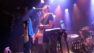 Tyler Ward Singing a new song LIVE @ Amsterdam 08-11-2013 HD