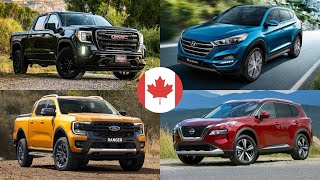 10 Best selling auto brands in Canada in 2022