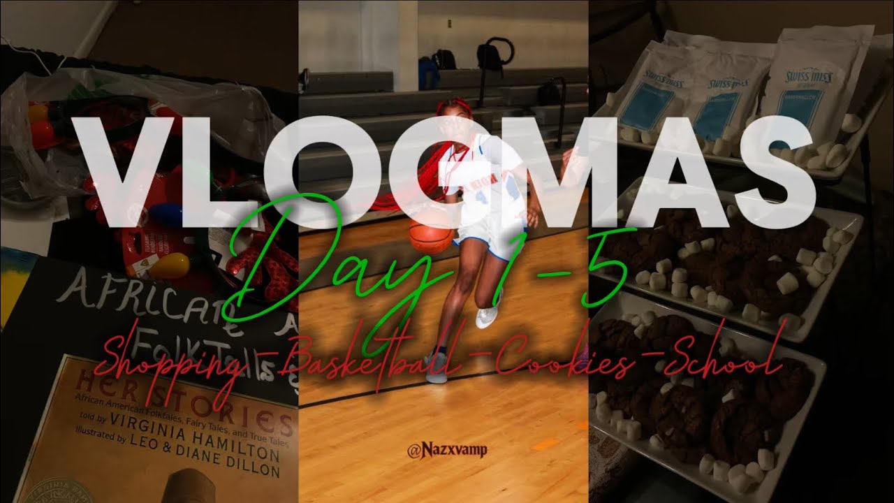 VLOGMAS DAY 1–5 | Real Life, Real Fun |School, Hoops & Holiday Treats|