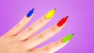 25 UNBELIEVABLE NAIL HACKS