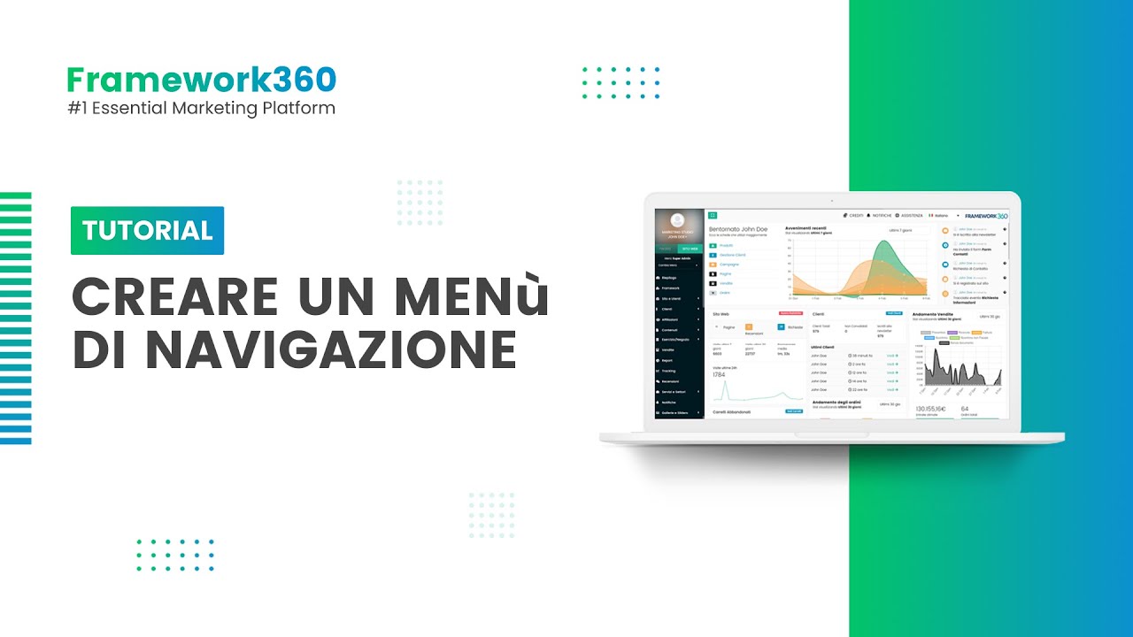 Creare un menù di navigazione - Framework360