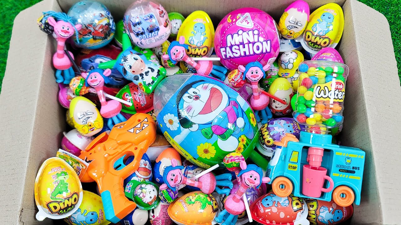 Unpacking So Many Giant Surprise Ball, Blind Bag, Cute Lollipop, Candy Toys | ASMR