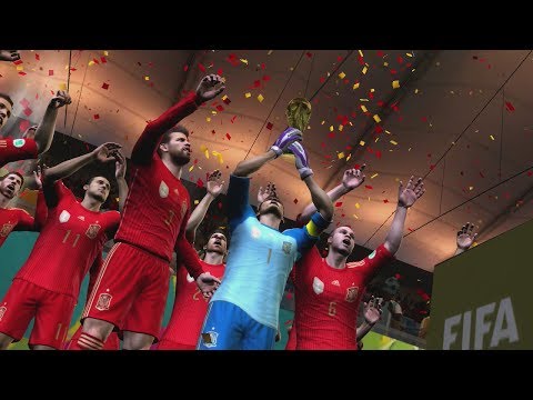 2014 FIFA World Cup Brazil: Spain wins the World Cup! (HD Gameplay) - 동영상