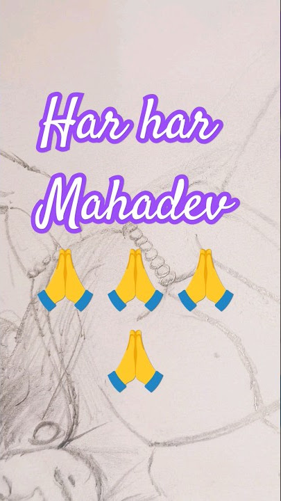 #viral#youtubeshorts#Har Har Mahadev #sketches#art#shorts#shortfeed#manvisa arts