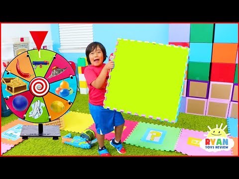 giant-board-game-in-real-life-and-mystery-spin-the-wheel-challenge!!!