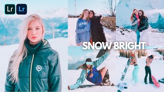 Snow Bright Preset Free Lightroom Mobile Presets Free Dng | Lightroom Editing Tutorial screenshot 3