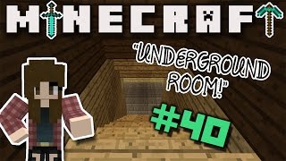 Minecraft with SashiMimi #40 - UNDERGROUND ROOM screenshot 1