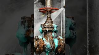 Rusty Water Valve Cleaning ASMR | Satisfying Rust Removal Transformation ✨#shorts