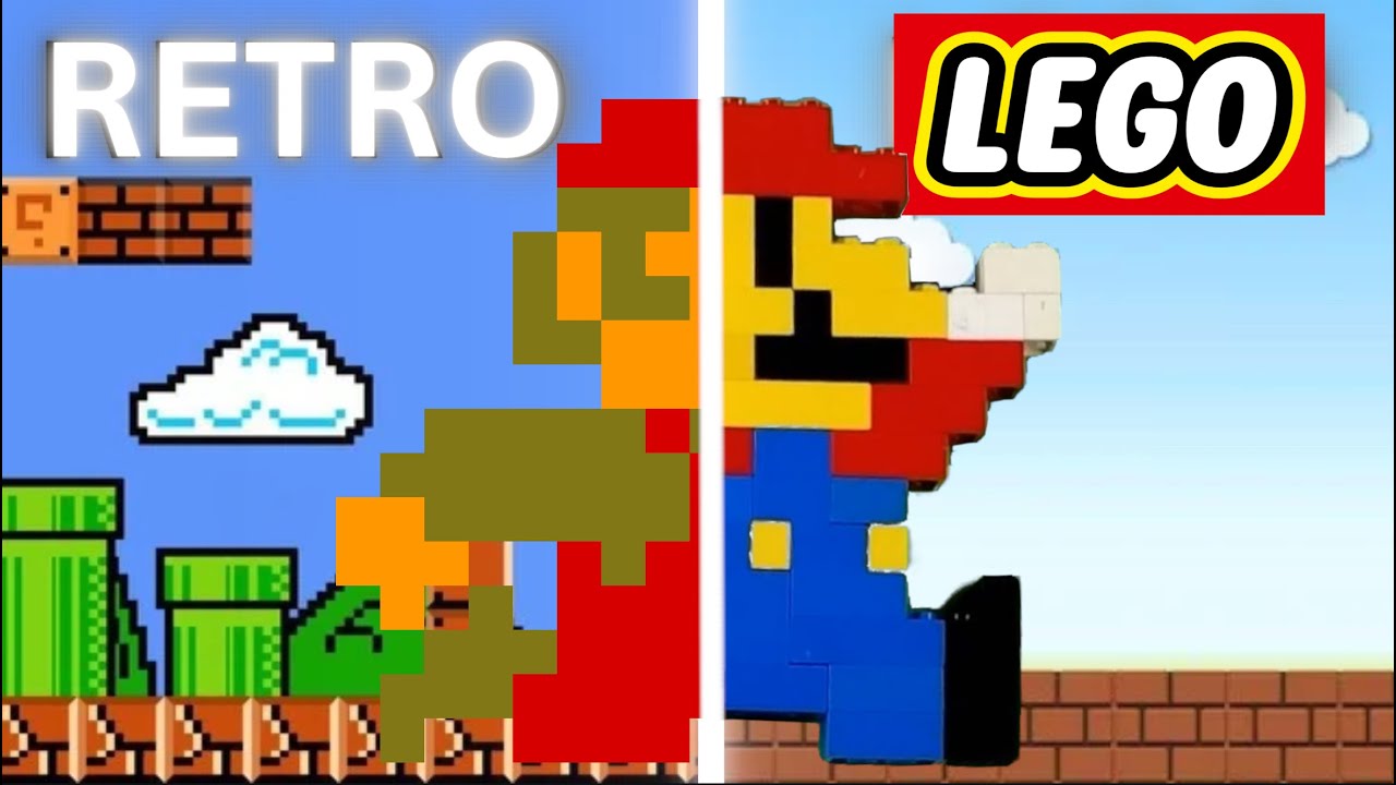 I made video games in lego!