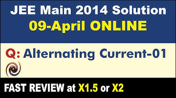 JEE Main 2014 Physics Solutions | Alternating Current-01