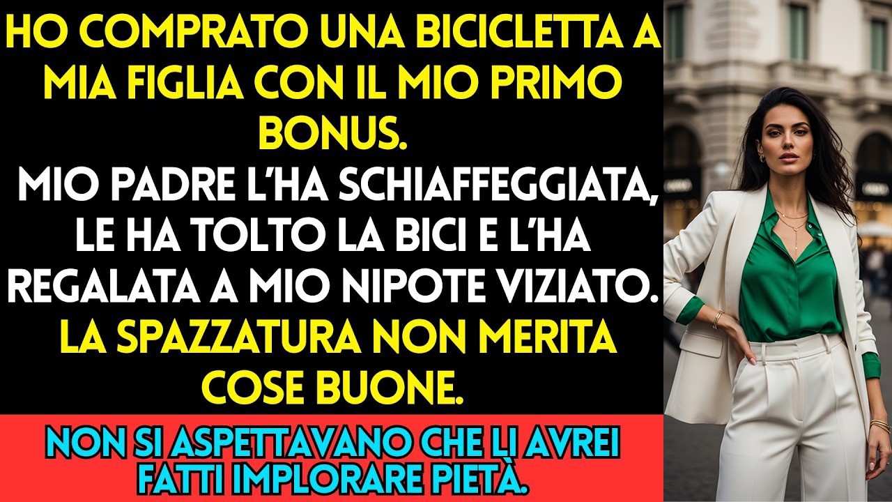 Quella sera non sembrava speciale, ma quando mio padre colpì mia figlia di nove anni con uno schiaffo così forte che la sua testa scattò di lato, il mondo si fermò. Emma aveva appena ricevuto la...