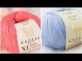 Что выбрать Gazzal Baby Cotton или Baby Cotton XL? Примеры с готовыми работами. Вязание