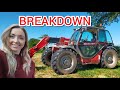 MANITOU BREAKS DOWN DURING SILAGE HARVEST