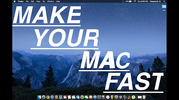 How to make your MAC faster (Deleting Hidden files, Caches, Cookies and Startup items)