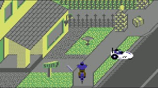 Paperboy Gameplay Commodore 64