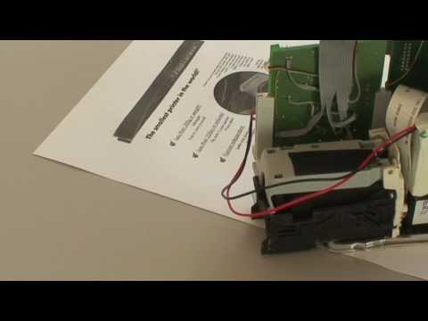 Technology video of the PrintBrush A4 showing a fully functional laboratory prototype