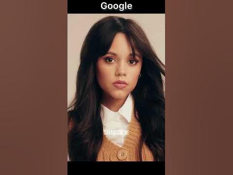 How Google Vs Pinterest Sees Jenna Ortega #jennaortega #shorts - YouTube