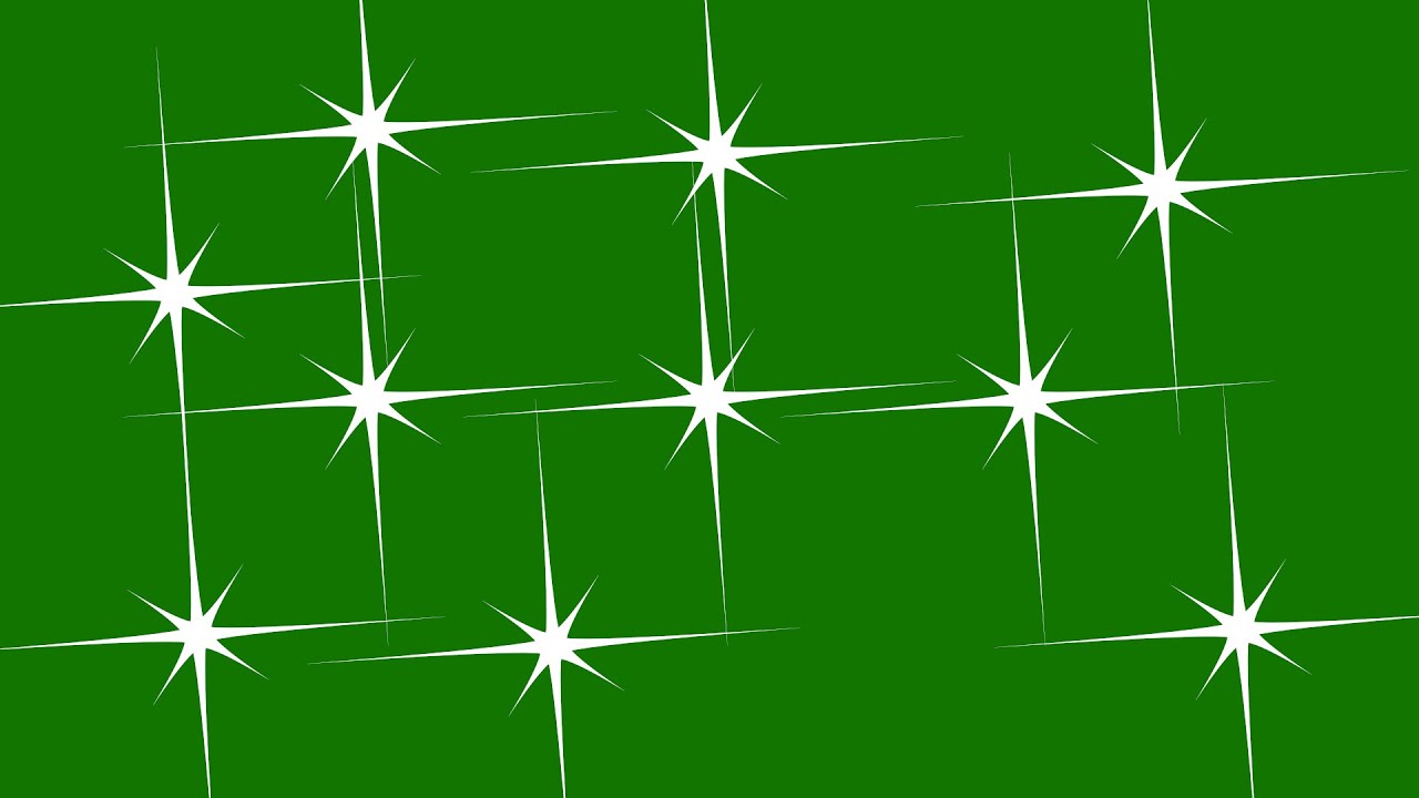 Stars  Blinking Green Screen Effects / ultrakey/keylight