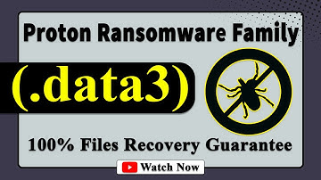 || SOLVED ✅🔘|| Data (.data3) Proton family ransomware virus - removal and decryption