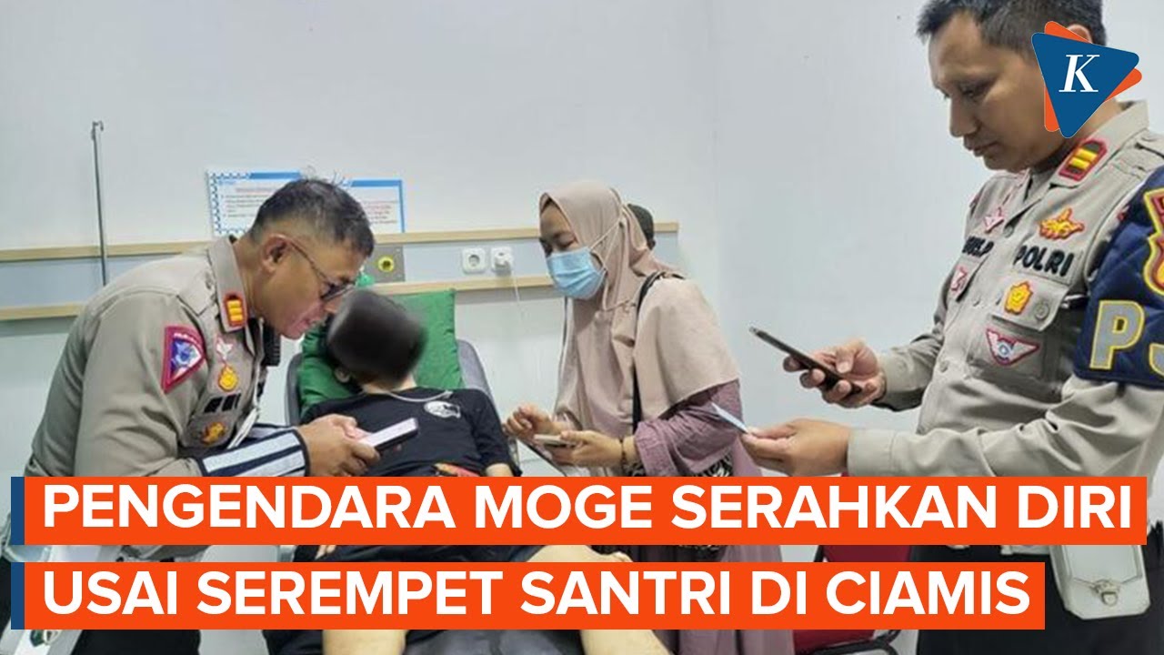 Pengendara Moge yang Serempet Santri di Ciamis Serahkan Diri
