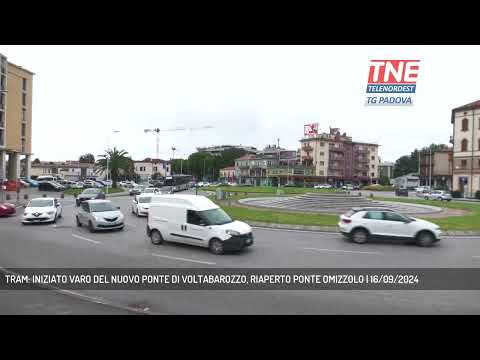 TRAM: INIZIATO VARO DEL NUOVO PONTE DI VOLTABAROZZO, RIAPERTO PONTE OMIZZOLO | 16/09/2024