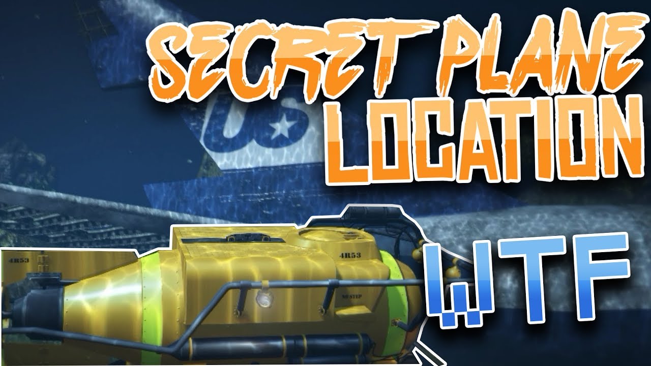 SECRET CRASHED UNDERWATER PLANE LOCATION IN GTA 5!! - 4k