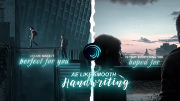 Smooth Handwriting Text Tutorial In Alight Motion (+Preset)