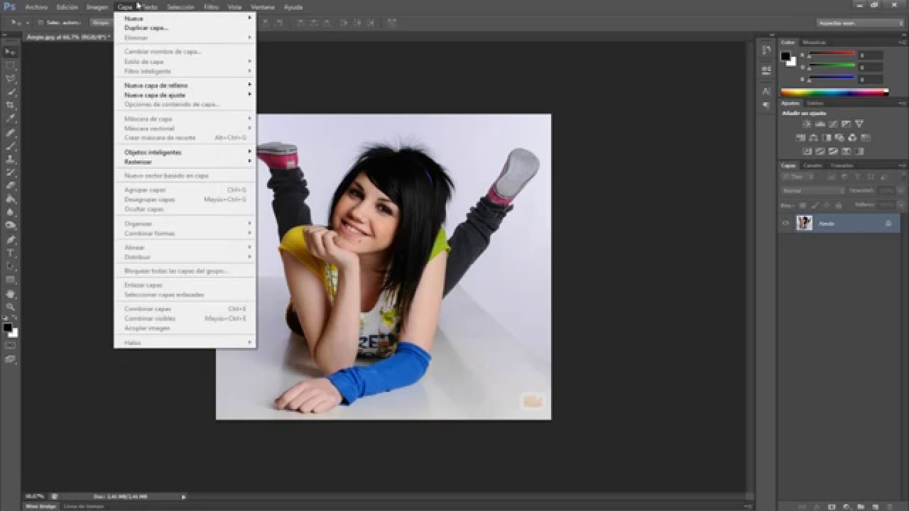 adobe photoshop cs6 tutorial en espa ol Desaturar una 