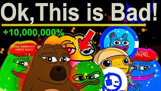 Bitcoin & Pepe Coin Dump! Are Memecoins Over With? Best Dips To Buy Now!!