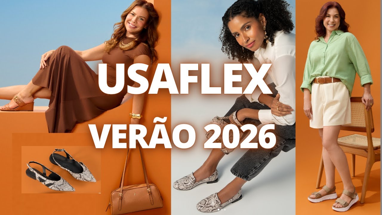 USAFLEX VERÃO 2025 - Estilo - Conforto - Praticidade