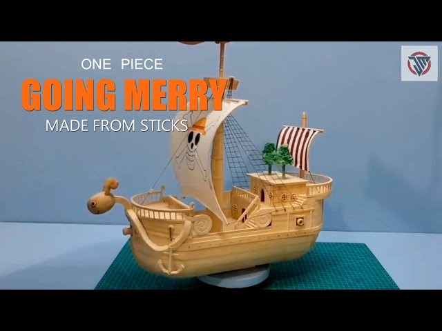 HOW TO MAKE ONE PIECE GOING MERRY MADE FROM CARDBOARD 