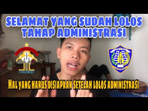 TONTON VIDEO INI BUAT YANG LOLOS TAHAP ADMINISTRASI POLTEKIM DAN POLTEKIP TAHUN 2020