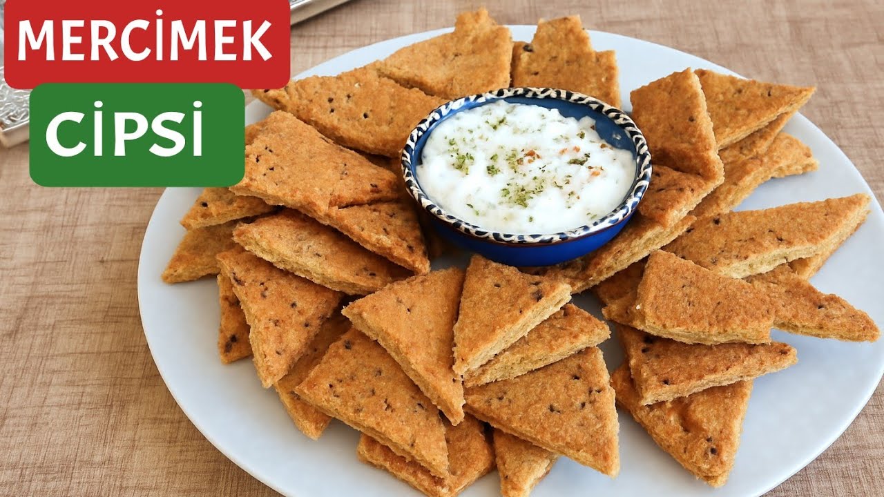 TOK TUTAN, ZAYIFLATAN UNSUZ VE YUMURTASIZ  MERCİMEK CİPSİ 🌺KITIR, KITIR, ENFES BİR LEZZET