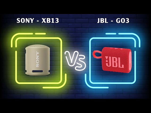 ĐẠI CHIẾN LOA 1 TRIỆU - SONY SRS-XB13 vs JBL GO 3 - Chiến thắng là...?