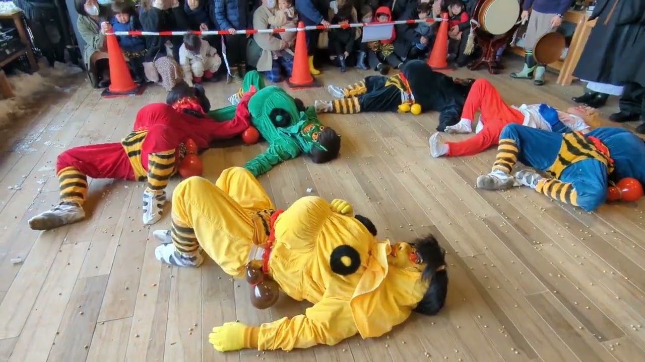 【三条本成寺鬼おどり】場内パニックin道の駅保内