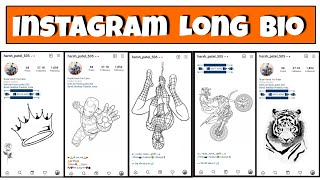 How To Write Long Bio On Instagram Unlimited Words | Top 50 Long Bio On Instagram 2021 | ?Unique Bio