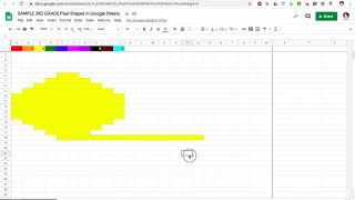3RD GRADE PIXEL ART GOOGLE SHEETS