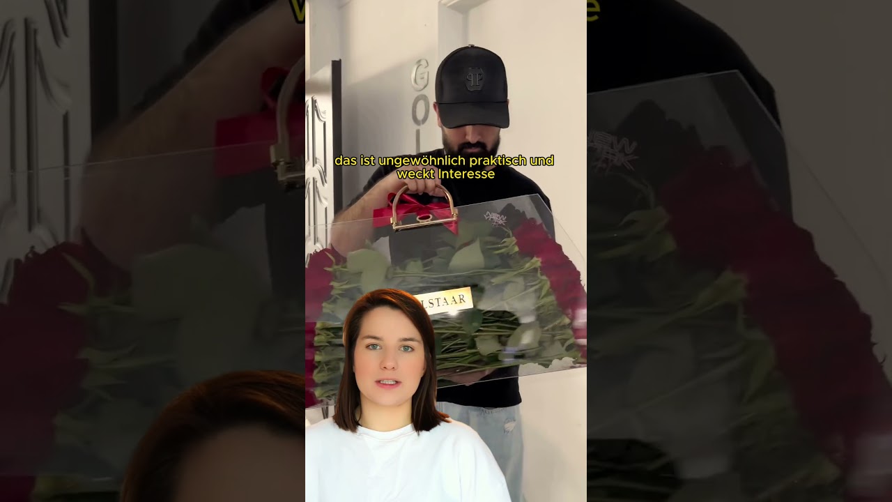 Kreative Blümenverpackung