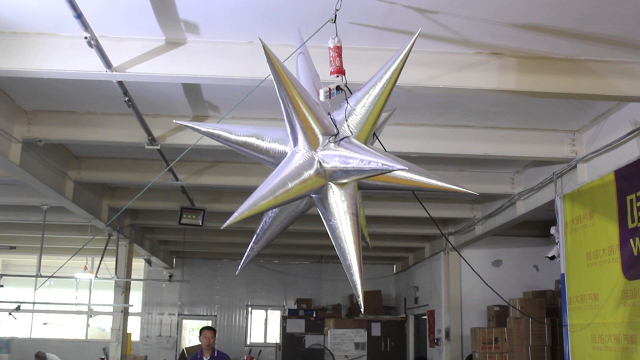 inflatable world Silver inflatable star