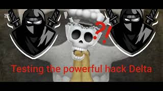 Testing the powerful hack Delta Executor 👨‍🔧😲