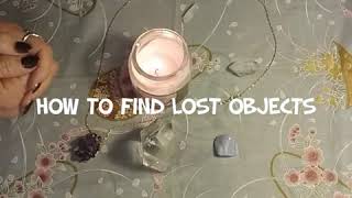 How To Find Lost Objects