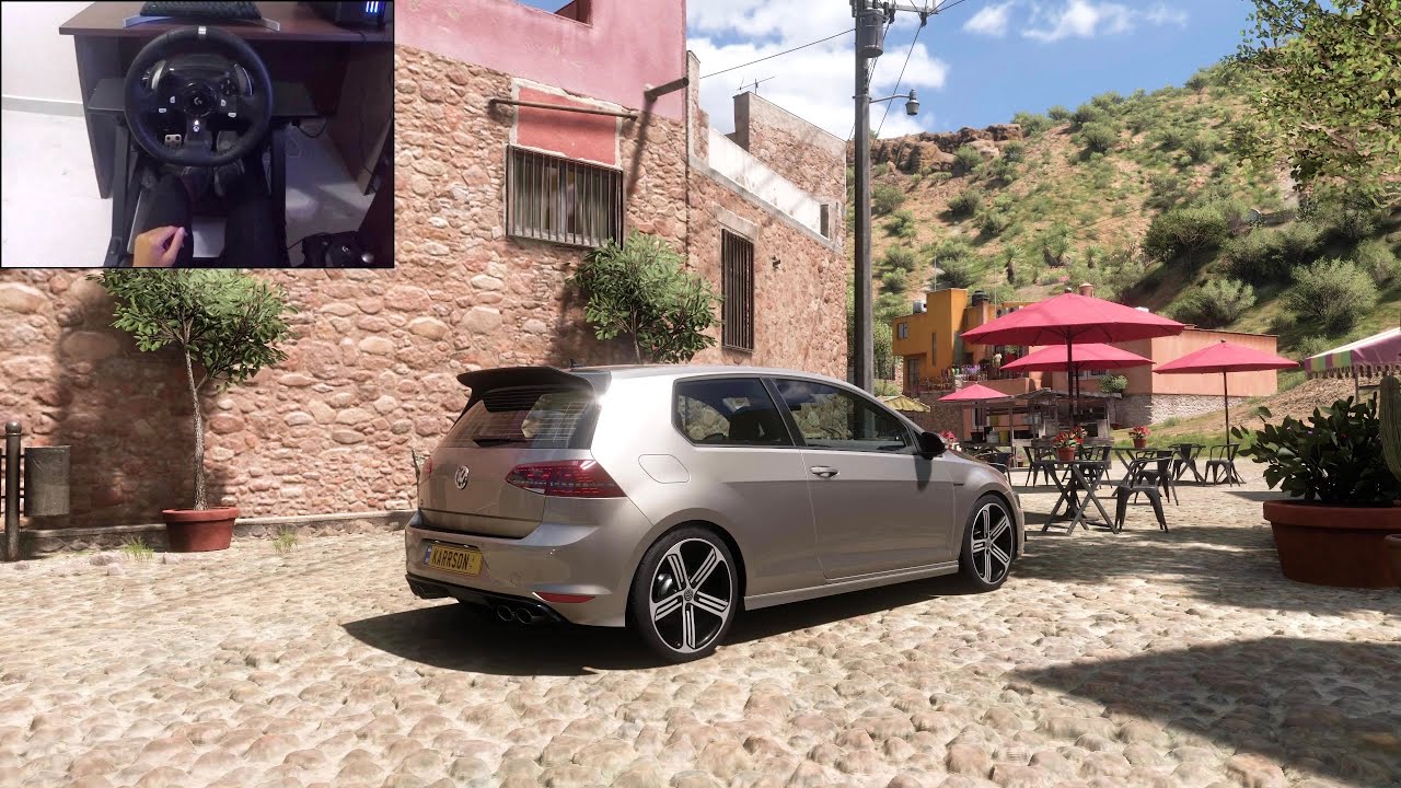 Volkswagen Golf MK7 R - Forza Horizon 5 | Logitech g920 gameplay