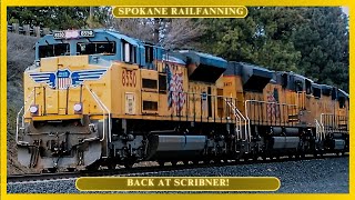 Railfanning Scribner Washington Once Again! - 4/8/24