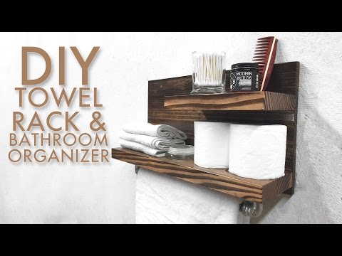 Video: Water Heated Towel Rails With A Shelf: 