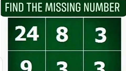 IQ Brain TEST - Only 1% know this #foryou can YOU solve It ? #mathpuzzle