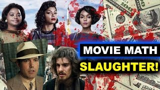 Box Office for Hidden Figures, Live By Night, Silence, La La Land, Monster Trucks